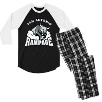 New-san-antonio-rampage-sun Men's 3/4 Sleeve Pajama Set | Artistshot