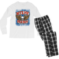 Bite Me Fanboy! Men's Long Sleeve Pajama Set | Artistshot