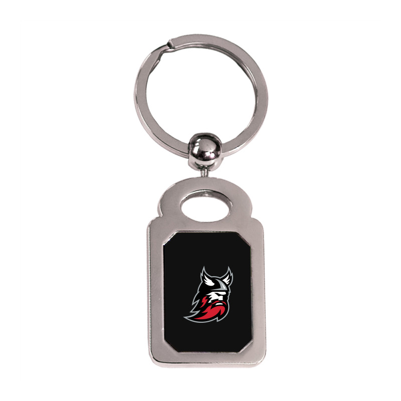 The-adirondack-thunder Silver Rectangle Keychain | Artistshot