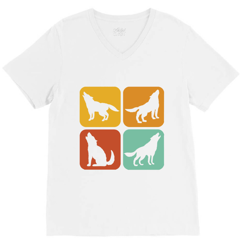 Wolves V-neck Tee | Artistshot