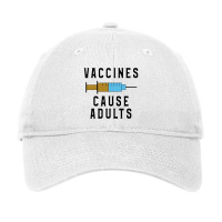 Vaccines Cause Adults Adjustable Cap | Artistshot