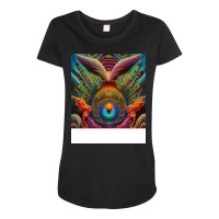 Abstract Eagle Art Created By Ai Maternity Scoop Neck T-shirt | Artistshot