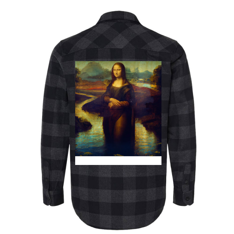 Ai Gioconda Out Of Frame Flannel Shirt by sinicaristc | Artistshot