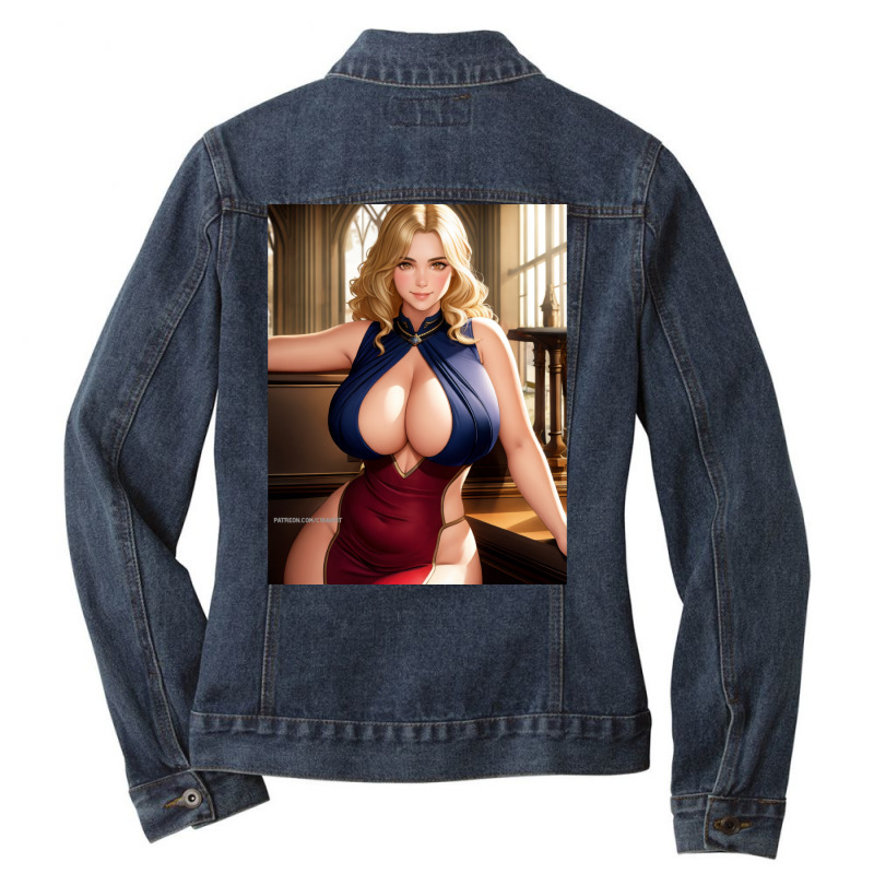 Absolve Of All Sins Ladies Denim Jacket by cerdobagman4 | Artistshot