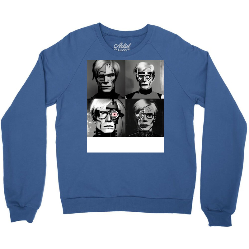 And E Warhol Machine Artist Crewneck Sweatshirt | Artistshot