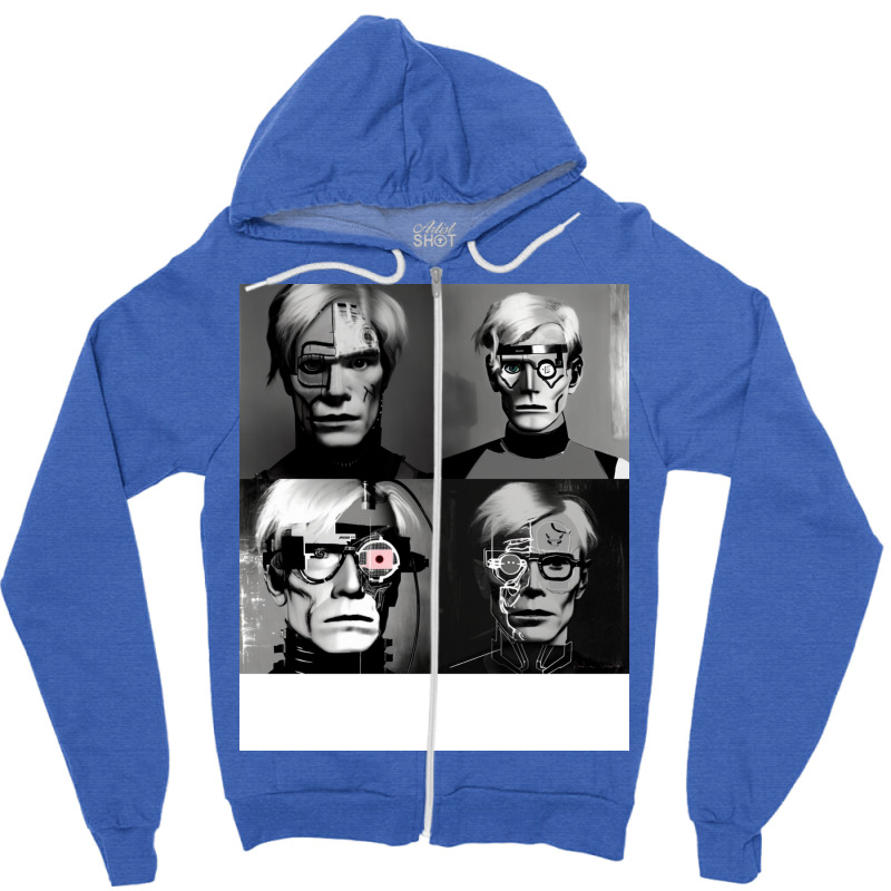 And E Warhol Machine Artist Zipper Hoodie | Artistshot