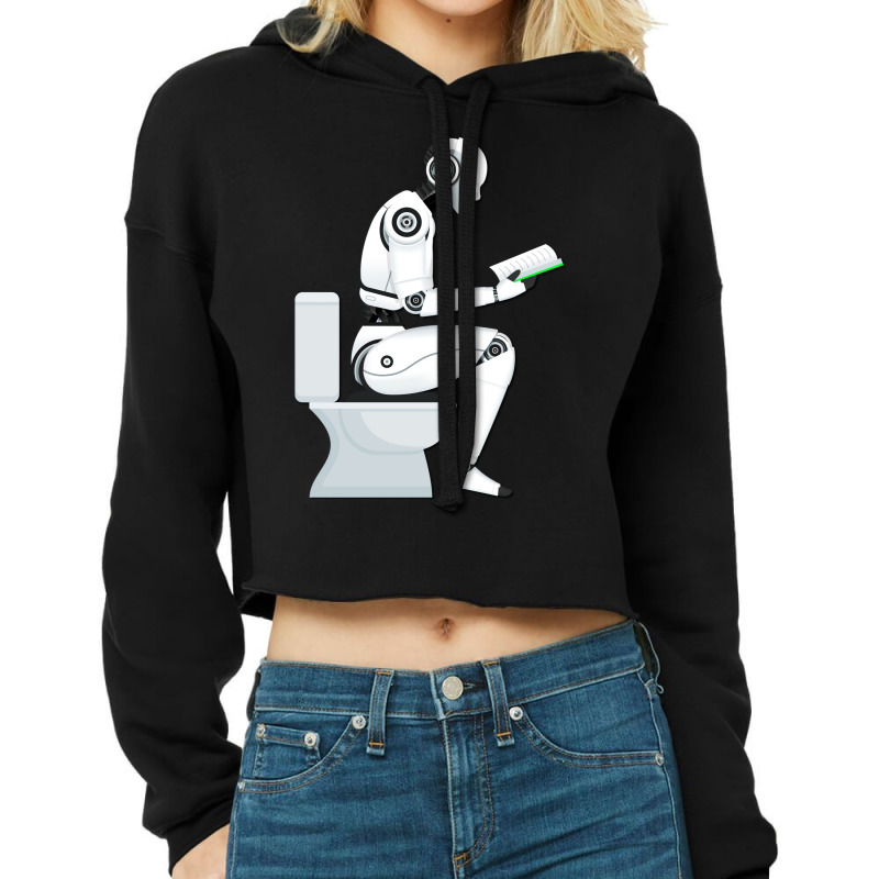 Ai Artificial Intelligence   Machine Learning Cropped Hoodie by cerdobagman4 | Artistshot