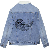 Zantangle Shark Unisex Sherpa-lined Denim Jacket | Artistshot