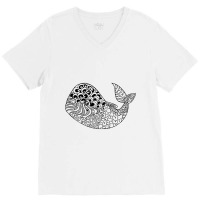 Zantangle Shark V-neck Tee | Artistshot