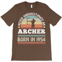 Archer Born 1954 70th Birthday Archery Gift Travel T-shirt | Artistshot