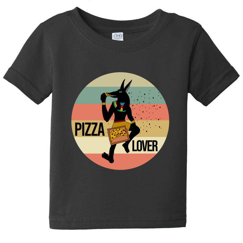 Anubis Eating Pizza Baby Tee by Cypryanus | Artistshot