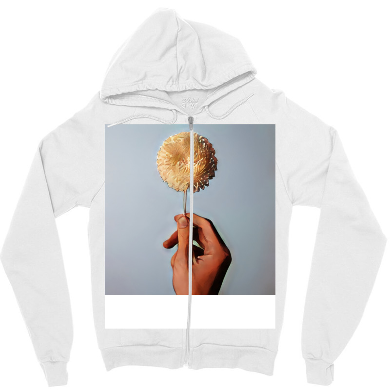 Dandelion Artistic Anime Style Zipper Hoodie | Artistshot