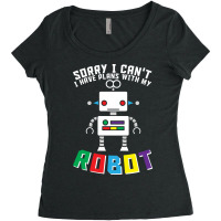 Funny Robotics Gifts For Kids Women's Triblend Scoop T-shirt | Artistshot