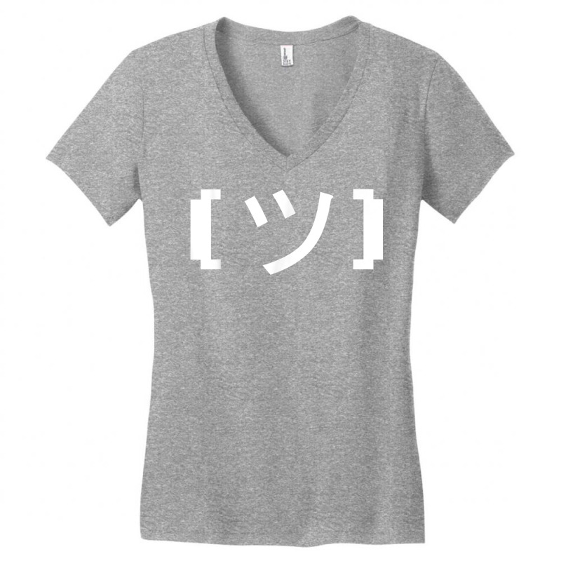 A Basic Smile T Shirt Women's V-Neck T-Shirt by omano | Artistshot