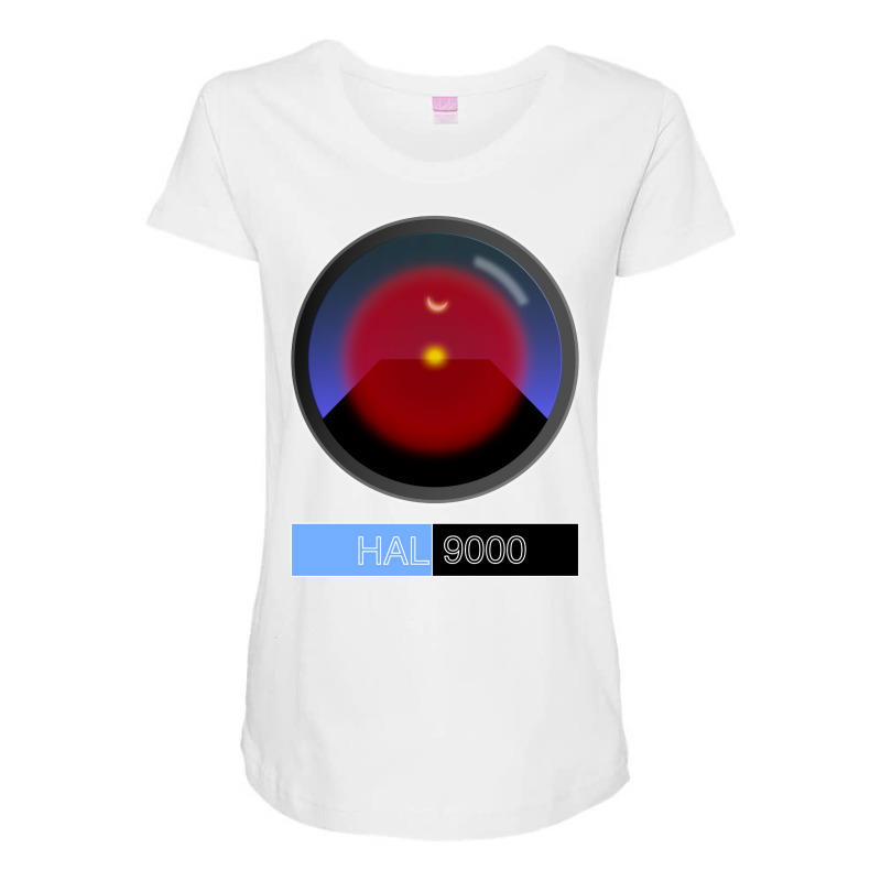 Hal9000 Maternity Scoop Neck T-shirt by naxhamaizulg | Artistshot