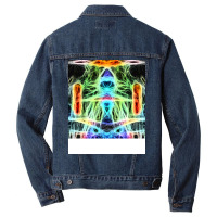 Abstract Monster Trippy Art Men Denim Jacket | Artistshot