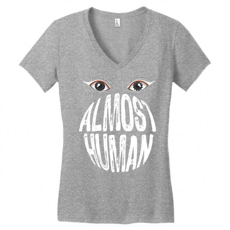 Almost Human Women's V-Neck T-Shirt by qotibawojtany | Artistshot