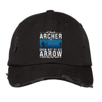 Archery A Good Archer Is Bowhunter Shooting Archer Music Vintage Cap | Artistshot