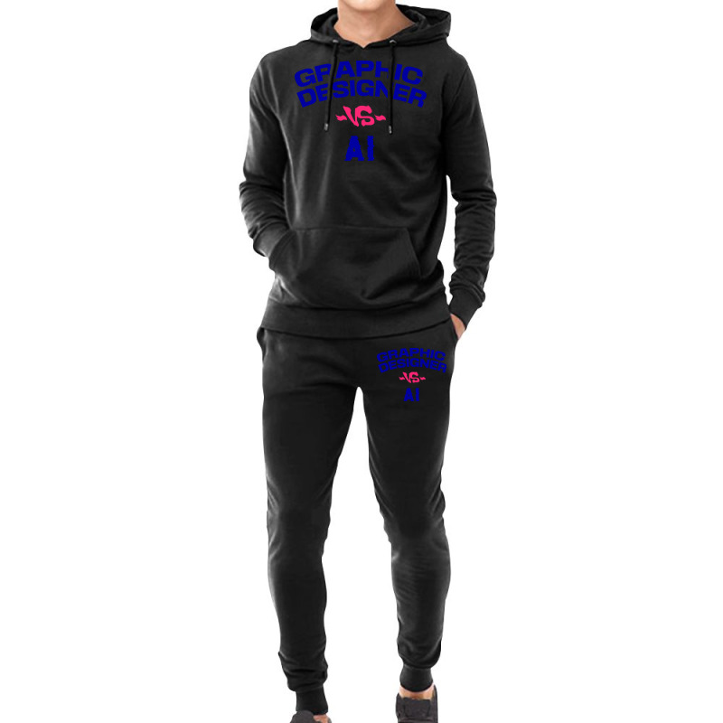 Graphic Designer Vs Ai Hoodie & Jogger Set | Artistshot