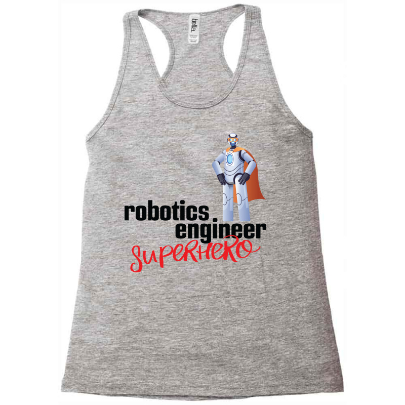 Robotics Engineer Superhero Cartoon Racerback Tank by sinicaristc | Artistshot