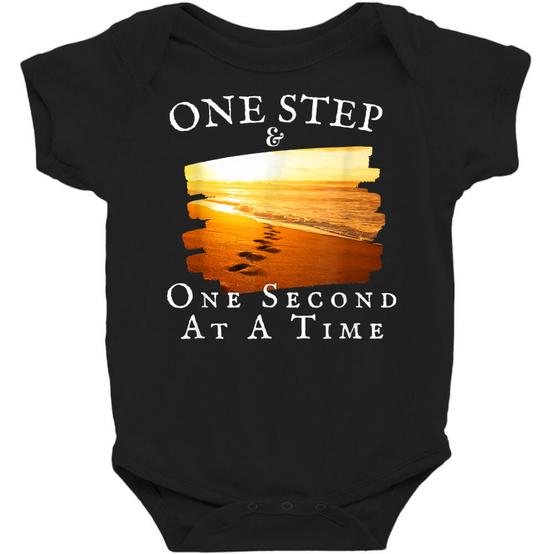 One Step And One Second At A Time   Faith In God T Shirt Baby Bodysuit by lelalucin | Artistshot