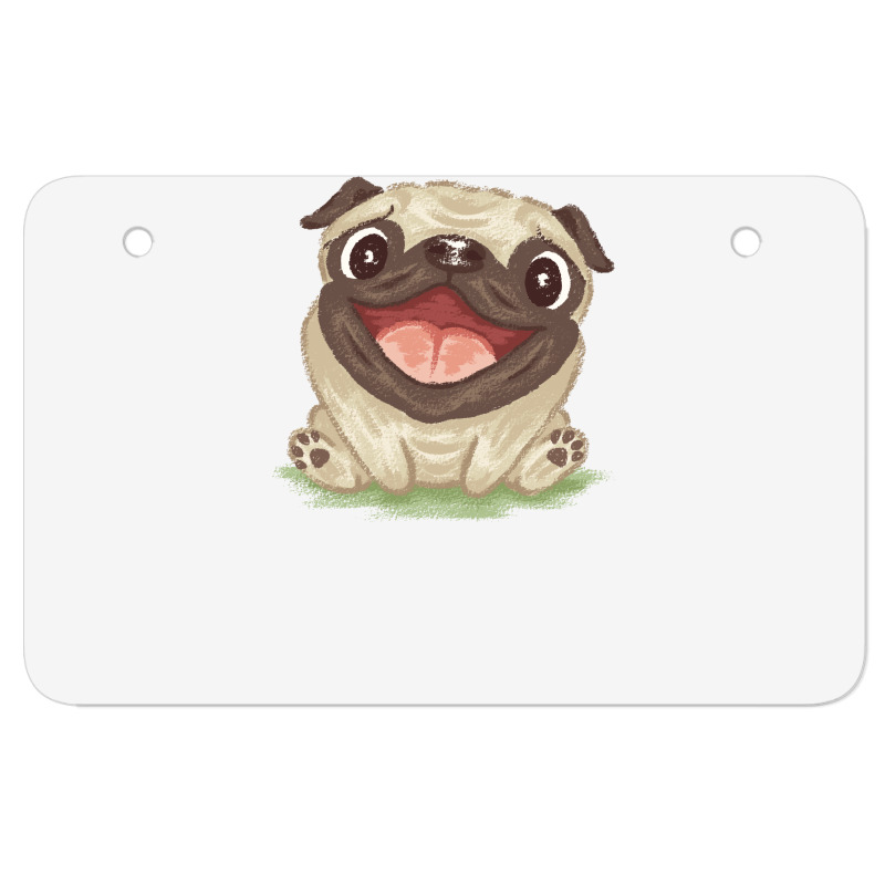 pug license plate