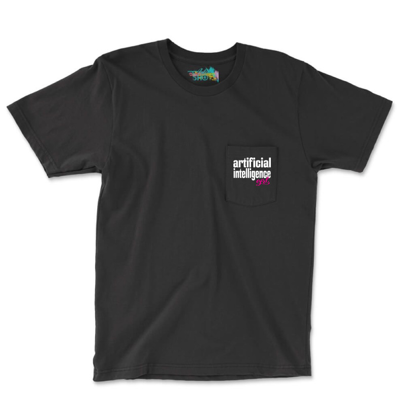 Artificial Intelligence Girl Pocket T-shirt | Artistshot