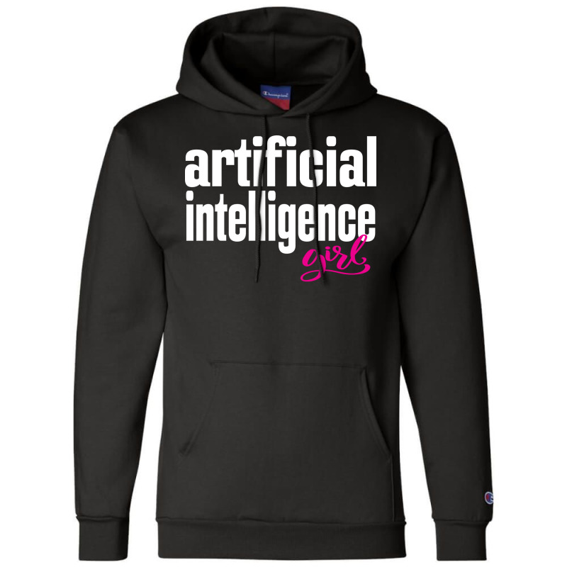 Artificial Intelligence Girl Champion Hoodie | Artistshot