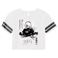 Nierautomata 2b Japan Ink ニーア オートマタ Scorecard Crop Tee | Artistshot