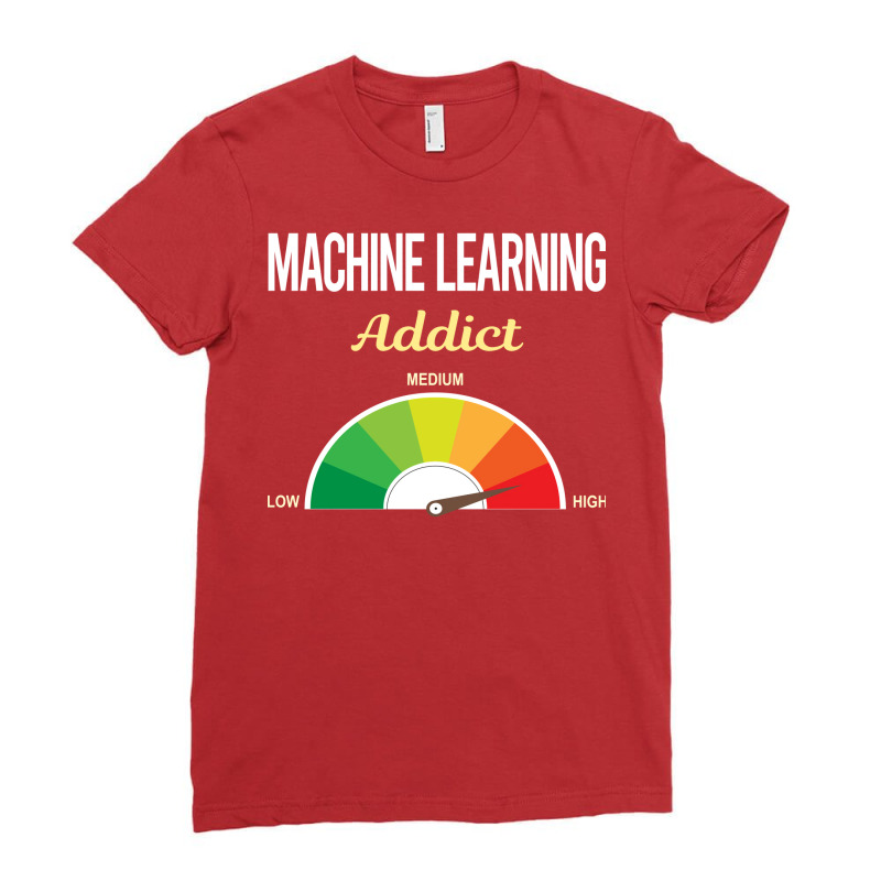 Funny Addict Machine Learning Ladies Fitted T-Shirt by qotibawojtany | Artistshot