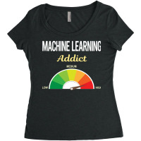 Funny Addict Machine Learning Women's Triblend Scoop T-shirt | Artistshot