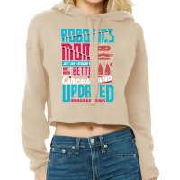 Robotics Engineering Humanoid Robots Funny Robotics Mom (1) Cropped Hoodie | Artistshot