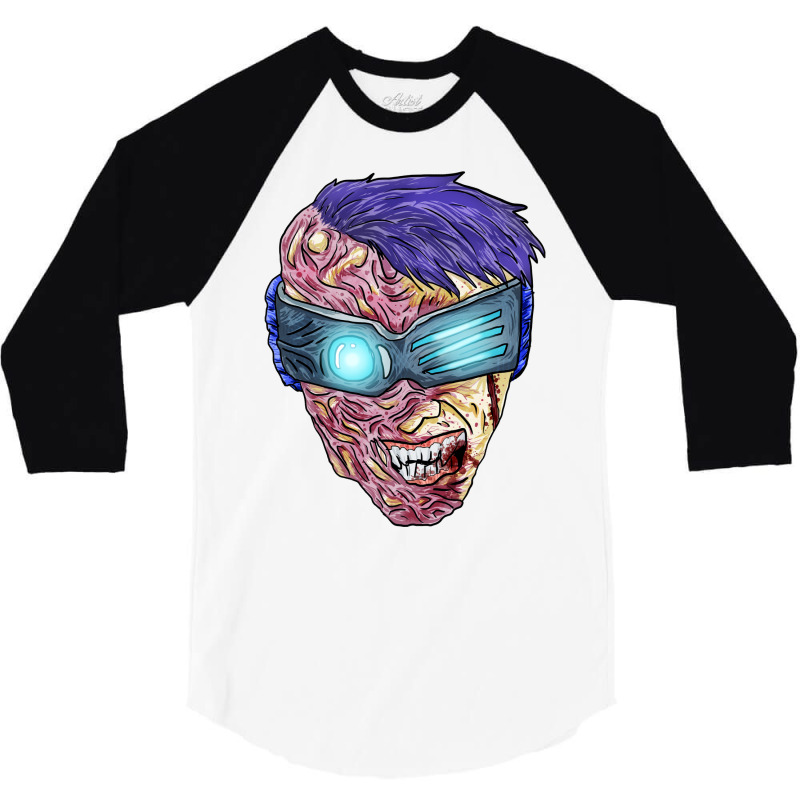 Cyborg Monster 3/4 Sleeve Shirt | Artistshot