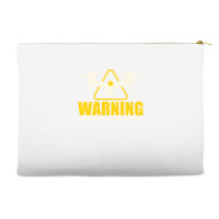 Warning Loves To Talk About Drones Flying Aircraft Robotics Accessory Pouches | Artistshot