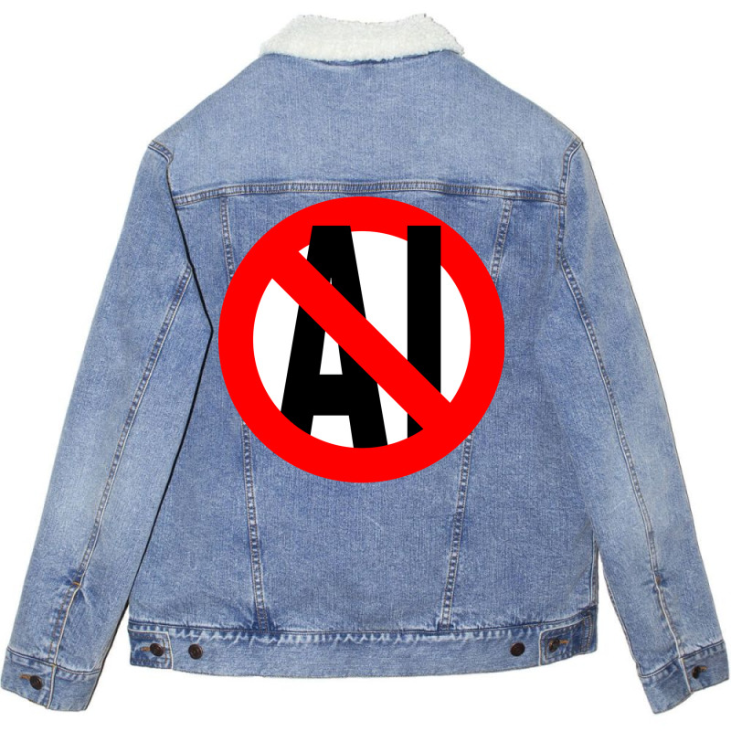 Not Ai Unisex Sherpa-lined Denim Jacket | Artistshot