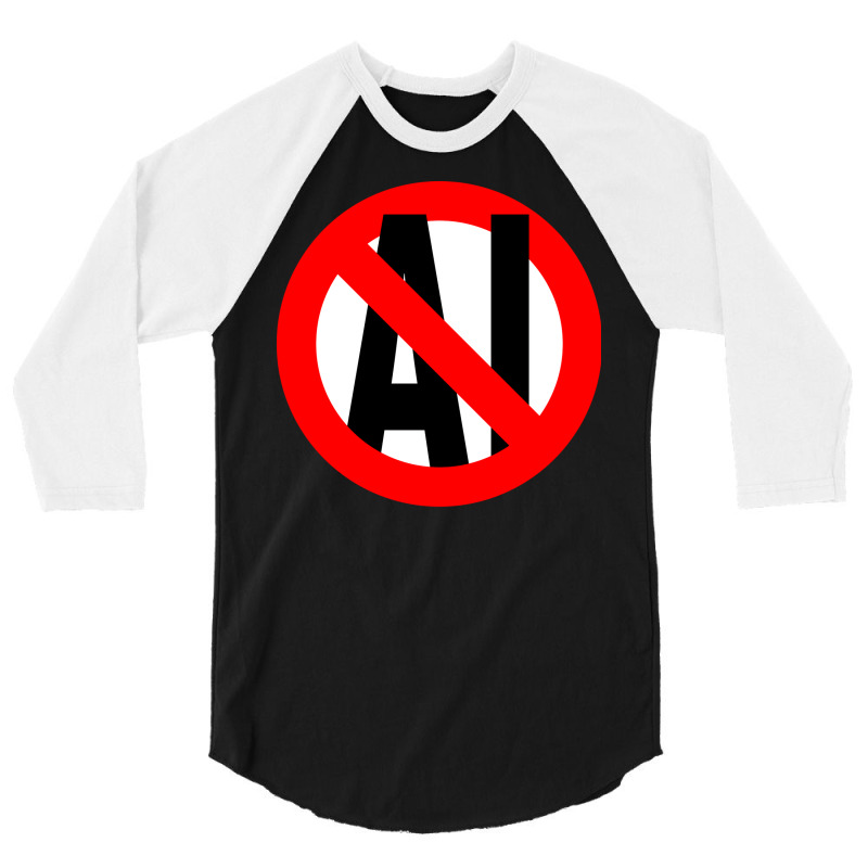 Not Ai 3/4 Sleeve Shirt | Artistshot