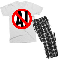 Not Ai Men's T-shirt Pajama Set | Artistshot