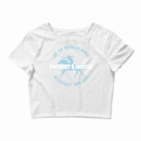 Archery Horses Archer Love Crop Top | Artistshot