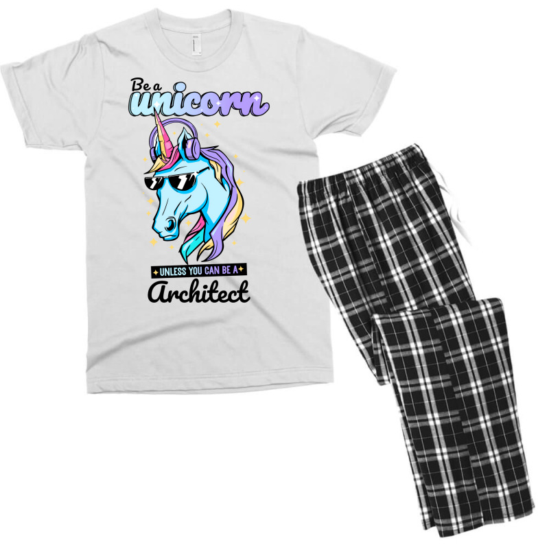 Architect Unicorn Aesthetic Men's T-shirt Pajama Set | Artistshot