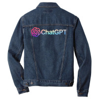 Chatgpt Artificial Intelligence Ai Computer Tech Men Denim Jacket | Artistshot