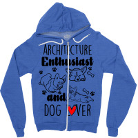 Architecture Dog Cute Zipper Hoodie | Artistshot