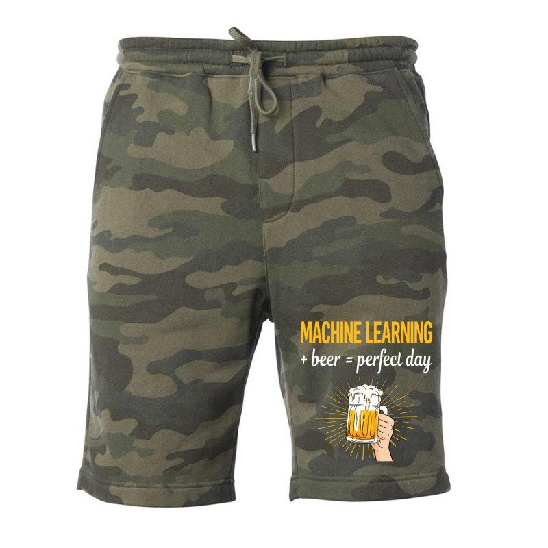 Beer Perfect Day Machine Learning Fleece Short | Artistshot