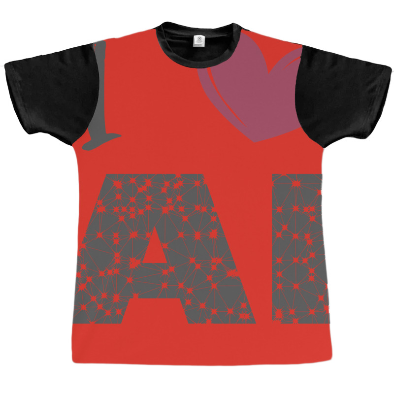 I Love Ai (4) Graphic T-shirt | Artistshot