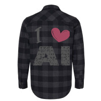 I Love Ai (4) Flannel Shirt | Artistshot