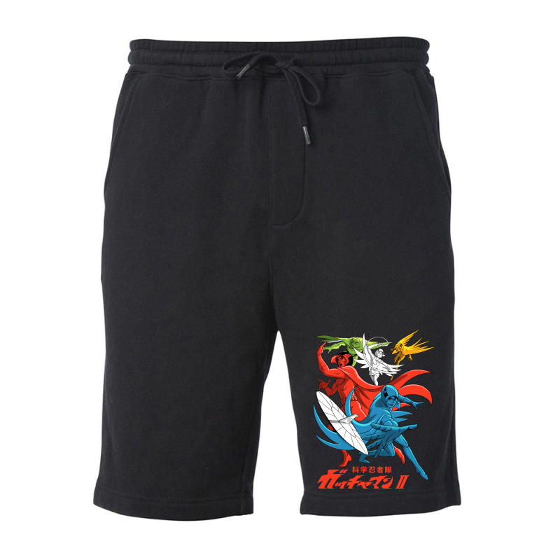 Gatchaman S2 Team Fleece Short | Artistshot