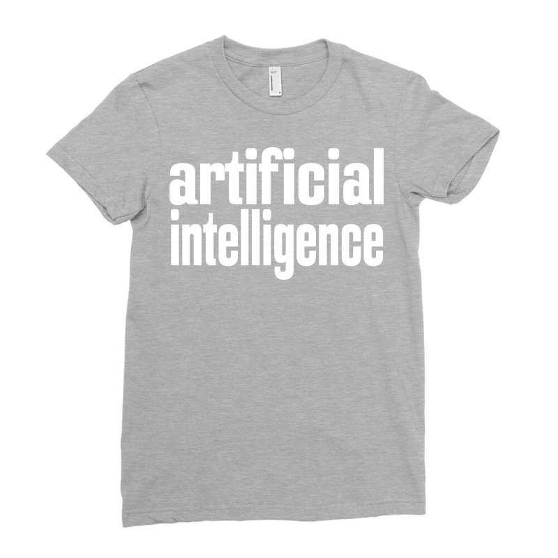 Artificial Intelligence (12) Ladies Fitted T-Shirt by hasmeenawfer5 | Artistshot