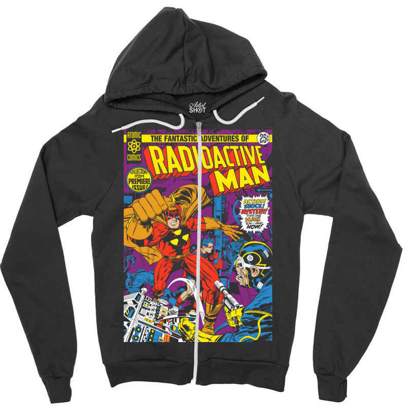 Radioactive Man! Zipper Hoodie by saebagianeef | Artistshot