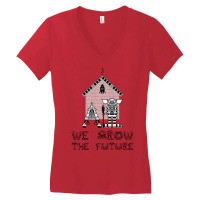 We Grow The Future Ai And Robotics Funny Women's V-neck T-shirt | Artistshot