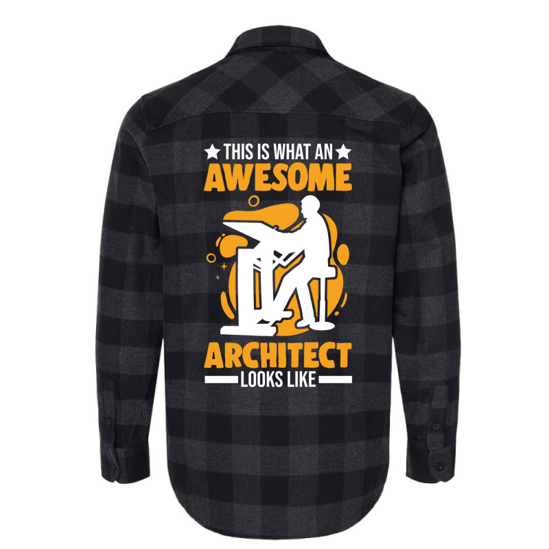 Architect Awesome Architecture Hipster Flannel Shirt | Artistshot