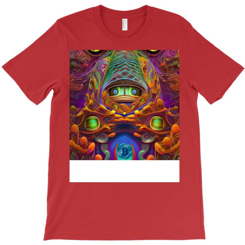 Artificial Intelligence Art Bitcoin Crypto Nft Art 001 T-shirt | Artistshot